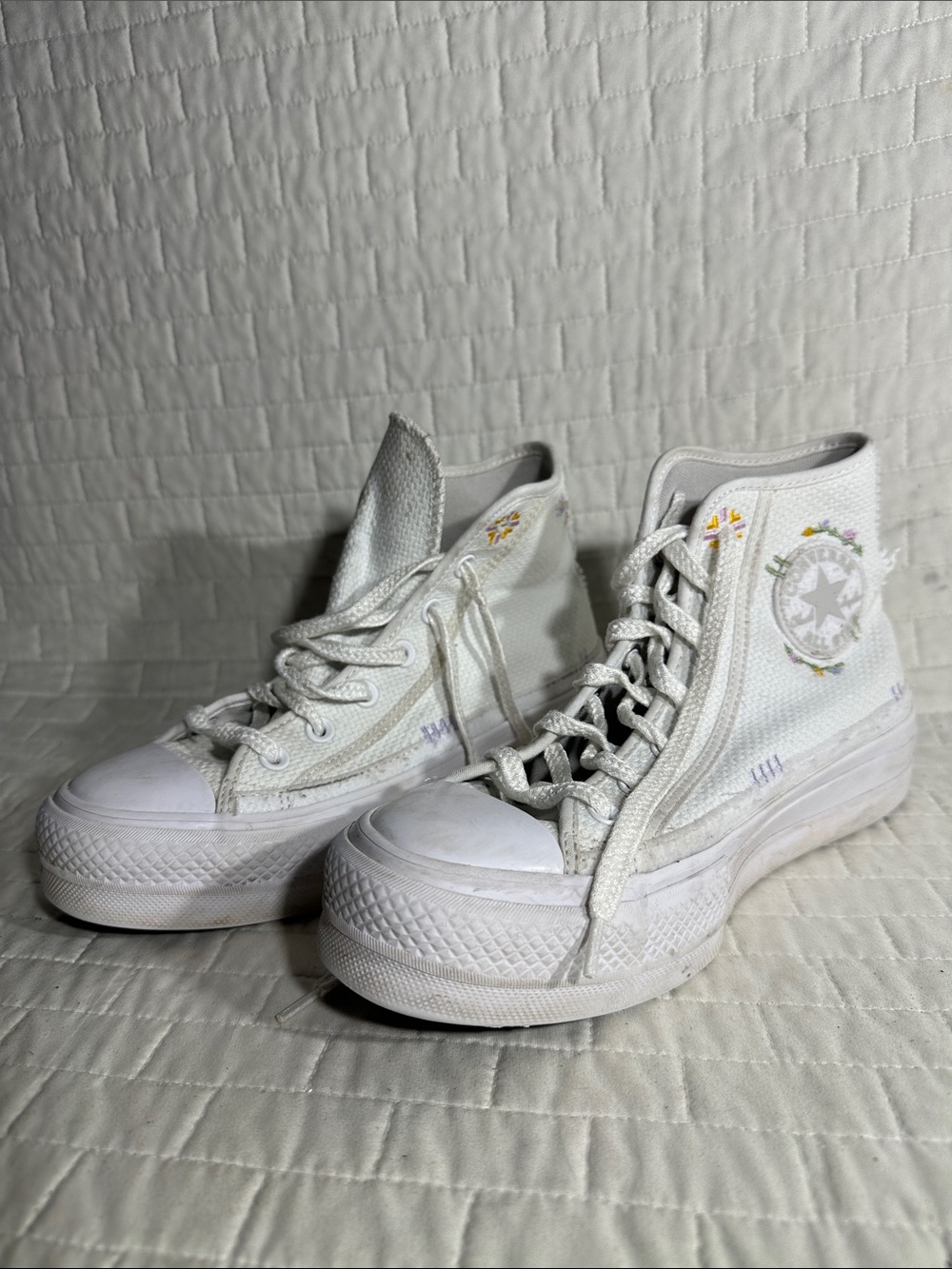 Converse Chuck Taylor All Star Lift Platform High 'Autumn Embroidery' sneakers